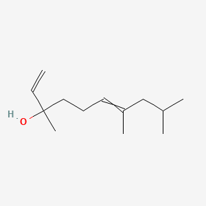 molecular formula C13H24O B1617986 3,7,9-Trimethyldeca-1,6-dien-3-ol CAS No. 56105-46-5