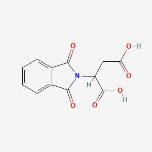 molecular formula C12H9NO6 B1617993 2-(1,3-Dioxo-1,3-dihydro-2H-isoindol-2-yl)succinic acid CAS No. 42406-53-1