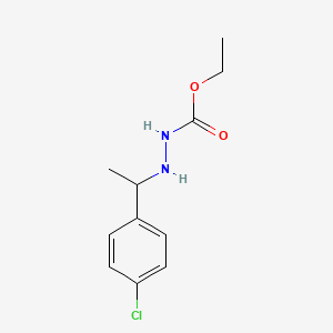 Ethyl 3-(p-chloro-alpha-methylbenzyl)carbazate