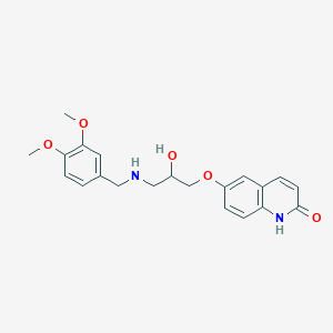 molecular formula C21H24N2O5 B161801 Toborinone CAS No. 128667-95-8