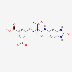 molecular formula C21H19N5O7 B1618013 Pigment Yellow 120 CAS No. 29920-31-8