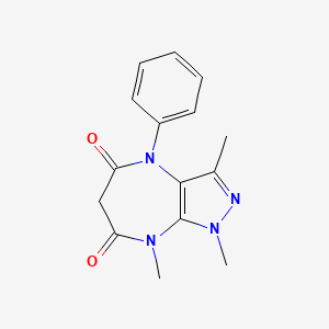 molecular formula C15H16N4O2 B1618020 Zomebazam CAS No. 78466-70-3