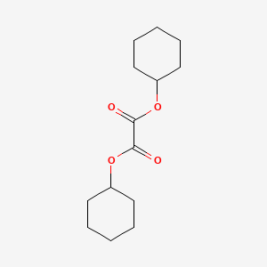 molecular formula C14H22O4 B1618023 Dicyclohexyl oxalate CAS No. 620-82-6