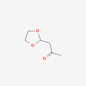 molecular formula C6H10O3 B1618027 1-(1,3-Dioxolan-2-yl)acetone CAS No. 767-04-4