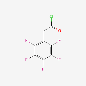 molecular formula C8H2ClF5O B1618029 (2,3,4,5,6-五氟苯基)乙酰氯 CAS No. 832-72-4