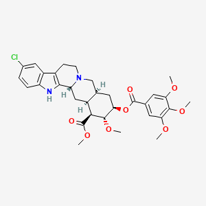 molecular formula C32H37ClN2O8 B1618034 Chloroserpidine CAS No. 7008-24-4