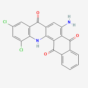 6-Amino-10,12-dichloronaphth(2,3-c)acridine-5,8,14(13H)-trione