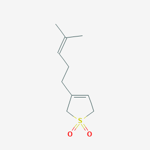 molecular formula C10H16O2S B1618037 Thiophene, 2,5-dihydro-3-(4-methyl-3-pentenyl)-, 1,1-dioxide CAS No. 2083-32-1