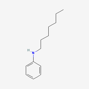 molecular formula C13H21N B1618055 N-Heptylaniline CAS No. 3007-70-3