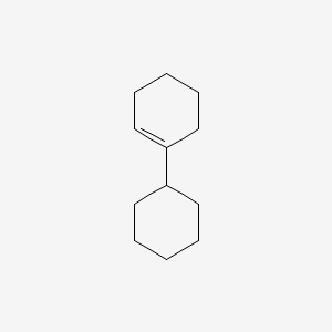molecular formula C12H20 B1618056 Cyclohexene, 1-cyclohexyl- CAS No. 3282-54-0