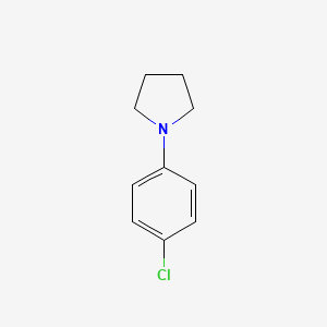 molecular formula C10H12ClN B1618058 1-(4-Chlorophenyl)pyrrolidine CAS No. 4280-30-2