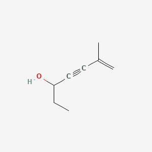 molecular formula C8H12O B1618069 6-Methyl-6-hepten-4-yn-3-ol CAS No. 95764-76-4