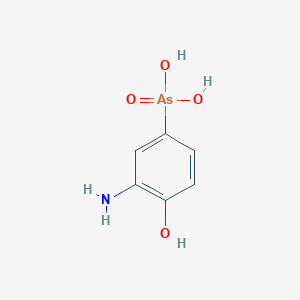 molecular formula C6H8AsNO4 B1618078 3-氨基-4-羟基苯胂酸 CAS No. 2163-77-1