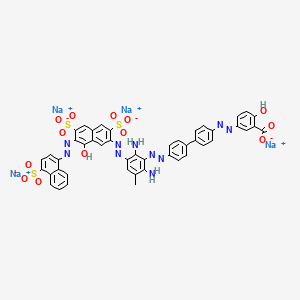 molecular formula C46H30N10Na4O13S3 B1618080 Direct Brown 31 CAS No. 2429-81-4