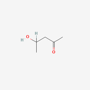 molecular formula C5H10O2 B1618087 4-Hydroxypentan-2-one CAS No. 4161-60-8