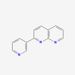 molecular formula C13H9N3 B1618105 1,8-Naphthyridine, 2-(3-pyridinyl)- CAS No. 60467-71-2