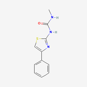 1-Methyl-3-(4-phenyl-2-thiazolyl)urea