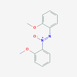 molecular formula C14H14N2O3 B1618126 Diazene, bis(2-methoxyphenyl)-, 1-oxide CAS No. 13620-57-0