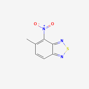 molecular formula C7H5N3O2S B1618136 5-methyl-4-nitrobenzo[c][1,2,5]thiadiazole CAS No. 3152-87-2