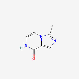 molecular formula C7H7N3O B1618137 3-甲基咪唑并[1,5-a]吡嗪-8(7H)-酮 CAS No. 56468-22-5