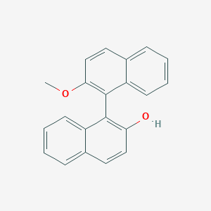molecular formula C21H16O2 B1618141 1-(2-Methoxynaphthalen-1-yl)naphthalen-2-ol CAS No. 35193-70-5