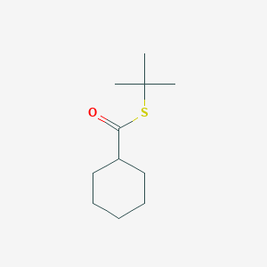 molecular formula C11H20OS B1618143 S-tert-butyl cyclohexanecarbothioate CAS No. 54829-37-7