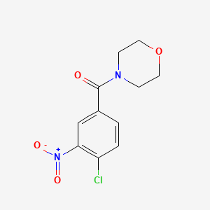 molecular formula C11H11ClN2O4 B1618144 4-(4-Chloro-3-nitrobenzoyl)morpholine CAS No. 174482-89-4