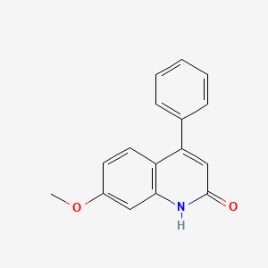 7-Methoxy-4-phenyl-quinolin-2-ol