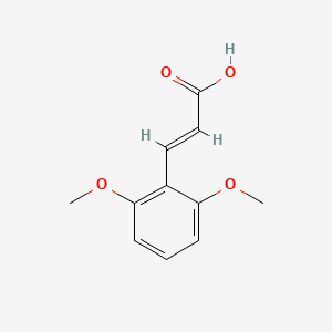 molecular formula C11H12O4 B1618153 (E)-3-(2,6-dimethoxyphenyl)acrylic acid CAS No. 76197-69-8