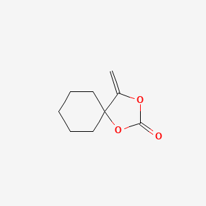 molecular formula C9H12O3 B1618154 4-Methylene-1,3-dioxaspiro[4.5]decan-2-one CAS No. 92474-80-1