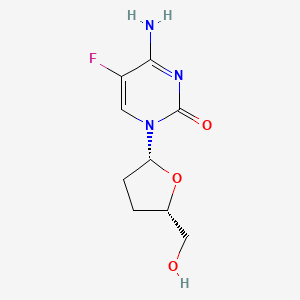 Cytidine, 2',-3',-dideoxy-5-fluoro-