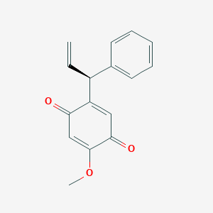 molecular formula C16H14O3 B161816 (S)-4-甲氧基达尔倍酮 CAS No. 2543-95-5