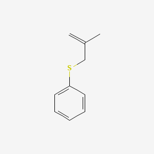 molecular formula C10H12S B1618164 [(2-Methylprop-2-en-1-yl)sulfanyl]benzene CAS No. 702-00-1