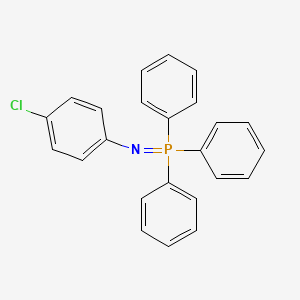 molecular formula C24H19ClNP B1618166 Triphenyl[(4-chlorophenyl)imino]phosphorane CAS No. 31641-65-3