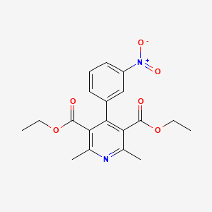 Diethyl 2,6-dimethyl-4-(3-nitrophenyl)pyridine-3,5-dicarboxylate