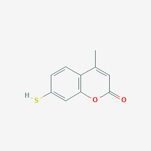 molecular formula C10H8O2S B161817 7-Mercapto-4-methylcoumarin CAS No. 137215-27-1