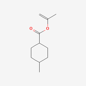 molecular formula C11H18O2 B1618233 Prop-1-en-2-yl 4-methylcyclohexane-1-carboxylate CAS No. 52366-88-8