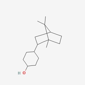 molecular formula C16H28O B1618242 4-((1R,2R,4R)-Born-2-yl)cyclohexanol CAS No. 66072-32-0