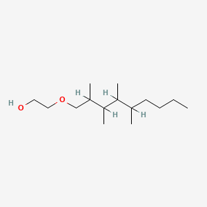 molecular formula C15H32O2 B1618244 Poly(oxy-1,2-ethanediyl), alpha-(2,3,4,5-tetramethylnonyl)-omega-hydroxy- CAS No. 68015-67-8