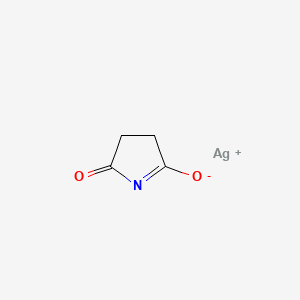 molecular formula C4H4AgNO2 B1618253 Silver succinimide CAS No. 55047-82-0