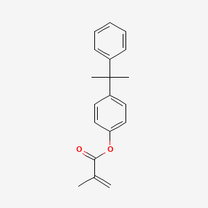 molecular formula C19H20O2 B1618256 p-Cumylphenyl methacrylate CAS No. 68443-35-6