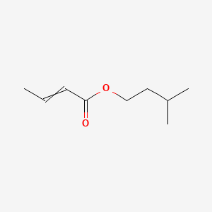 molecular formula C9H16O2 B1618279 2-Butenoic acid, 3-methylbutyl ester CAS No. 25415-77-4