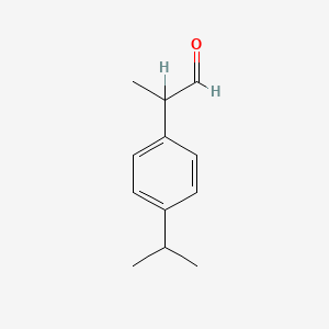 molecular formula C12H16O B1618283 2-(4-Isopropylphenyl)propionaldehyde CAS No. 34291-99-1
