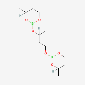 molecular formula C12H24B2O6 B1618291 2,2'-(1-Methyltrimethylenedioxy)bis(4-methyl-1,3,2-dioxaborinane) CAS No. 2665-13-6