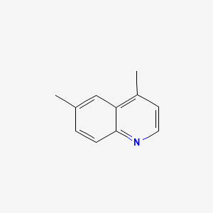 molecular formula C11H11N B1618315 4,6-Dimethylquinoline CAS No. 826-77-7