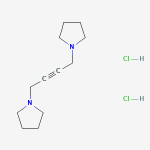 molecular formula C12H22Cl2N2 B1618318 Tremorine dihydrochloride CAS No. 300-68-5