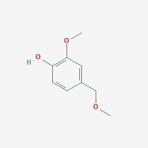 molecular formula C9H12O3 B1618326 2-Methoxy-4-(methoxymethyl)phenol CAS No. 5533-03-9