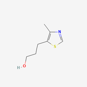 molecular formula C7H11NOS B1618332 4-Methylthiazole-5-propanol CAS No. 6469-35-8