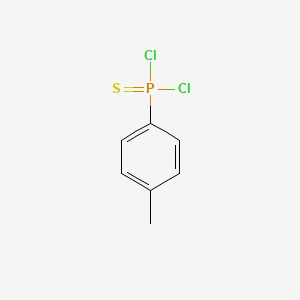 molecular formula C7H7Cl2PS B1618333 (p-Tolyl)thiophosphonoyl dichloride CAS No. 6588-16-5