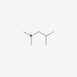 molecular formula C6H15N B1618336 N,N-Dimethylisobutylamine CAS No. 7239-24-9